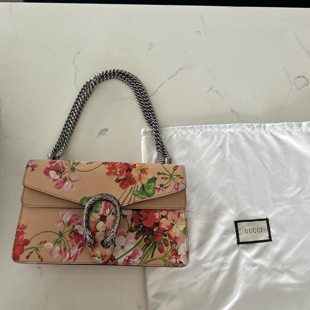 Gucci Dionysus blooms print calfskin bag